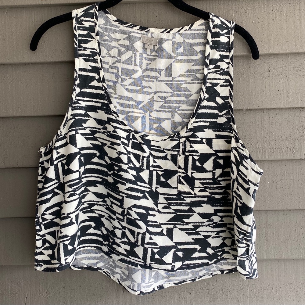 Urban Outfitters Ecote Printed Crop Top L